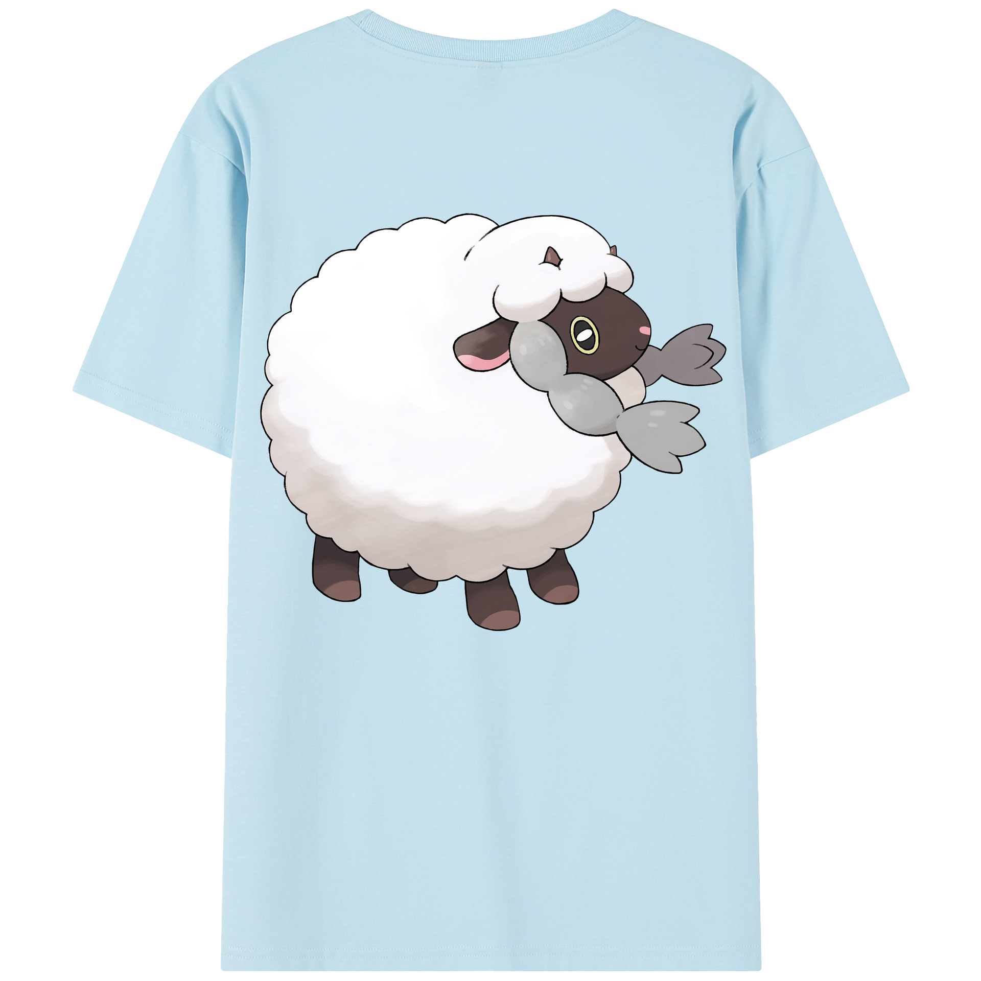 （画像用） ポケットモンスター Pokémon 綿100％半袖Tシャツ（背面プリント）